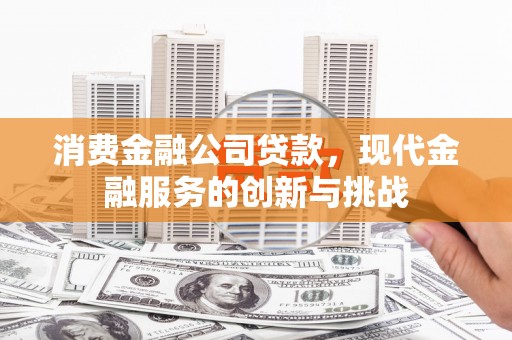 阳原消费金融公司贷款，现代金融服务的创新与挑战