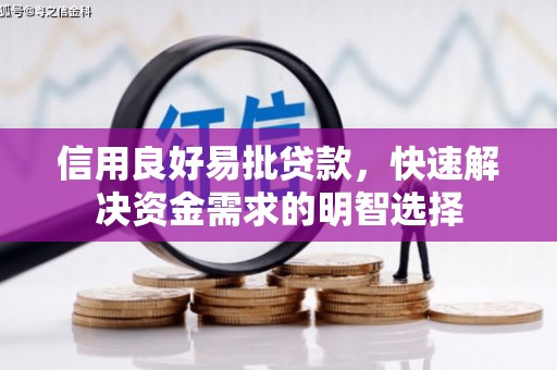 阳原信用良好易批贷款，快速解决资金需求的明智选择