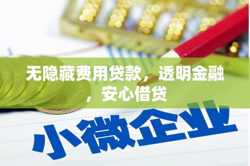 阳原无隐藏费用贷款，透明金融，安心借贷