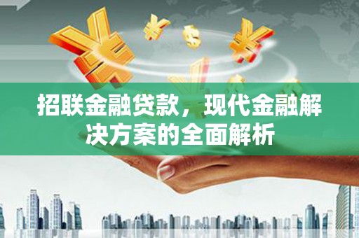 阳原招联金融贷款，现代金融解决方案的全面解析