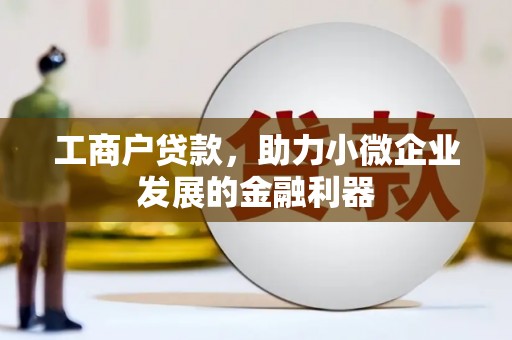 阳原工商户贷款，助力小微企业发展的金融利器