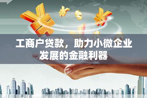 阳原工商户贷款，助力小微企业发展的金融利器