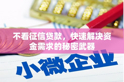 阳原不看征信贷款，快速解决资金需求的秘密武器