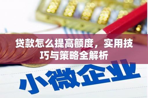 阳原贷款怎么提高额度，实用技巧与策略全解析