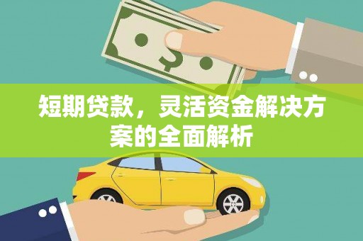 阳原短期贷款，灵活资金解决方案的全面解析