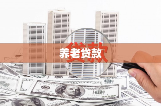 阳原养老贷款