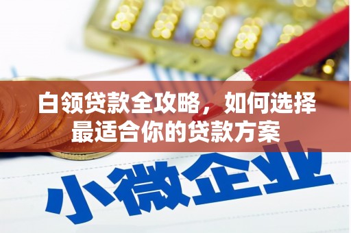 阳原白领贷款全攻略，如何选择最适合你的贷款方案